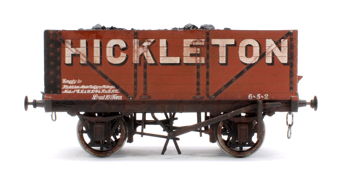 Pre-Owned Kit Built 7 Plank Wagon 'Hickleton' Unnumbered (Unboxed) - Weathered