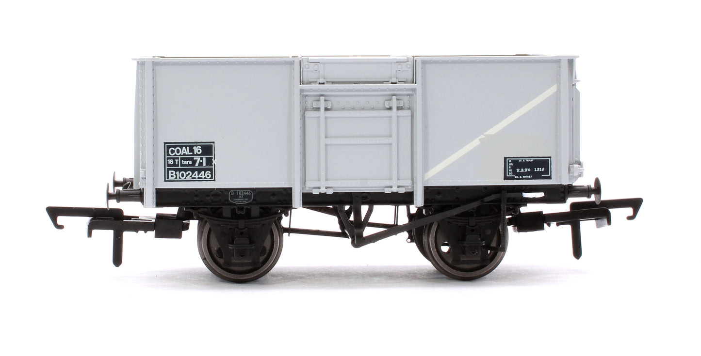 BR 16T Mineral - 1/109 - BR Freight Grey (TOPS COAL 16) Triple Pack - Pack H