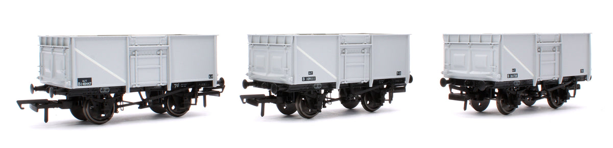 Pre-Owned BR 16T Mineral - 1/109 - BR Freight Grey (Original text on black panels) Triple Pack - Pack F