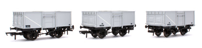 BR 16T Mineral - 1/109 - BR Freight Grey (Original text on black panels) Triple Pack - Pack F