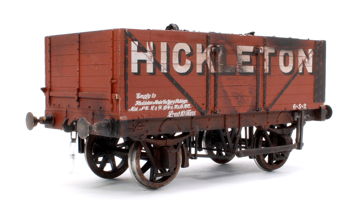 Pre-Owned Kit Built 7 Plank Wagon 'Hickleton' Unnumbered (Unboxed) - Weathered
