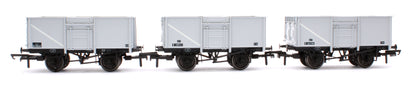 BR 16T Mineral - 1/109 - BR Freight Grey (Original text on black panels) Triple Pack - Pack F