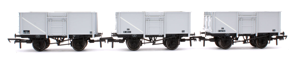 Pre-Owned BR 16T Mineral - 1/109 - BR Freight Grey (Original text on black panels) Triple Pack - Pack F