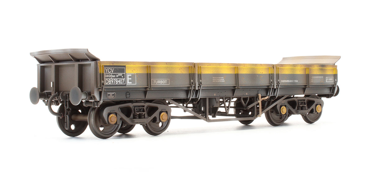 Pre-Owned Turbot Bogie Ballast Wagon Engineers Dutch DB978407 - Custom Weathered