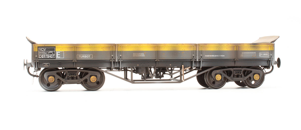 Pre-Owned Turbot Bogie Ballast Wagon Engineers Dutch DB978407 - Custom Weathered