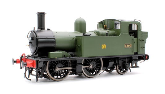 Pre-Owned 58xx Class GWR Shirtbutton Green 5809 - Steam Tank Locomotive (DCC Fitted)