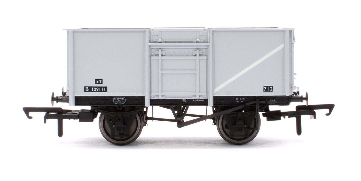 BR 16T Mineral - 1/109 - BR Freight Grey (Original text on black panels) Triple Pack - Pack F