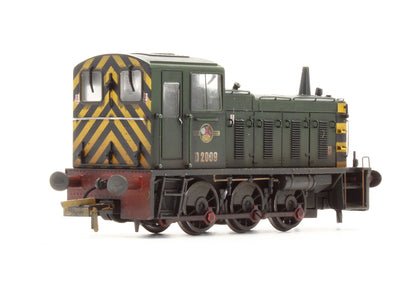 Pre-Owned Class 03 'D2009' BR Green Diesel Shunter Locomotive - Custom Weathered