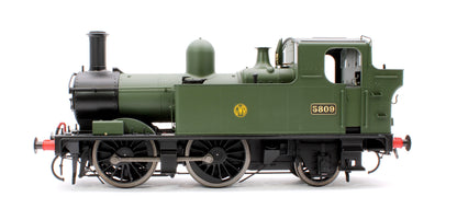 Pre-Owned 58xx Class GWR Shirtbutton Green 5809 - Steam Tank Locomotive (DCC Fitted)