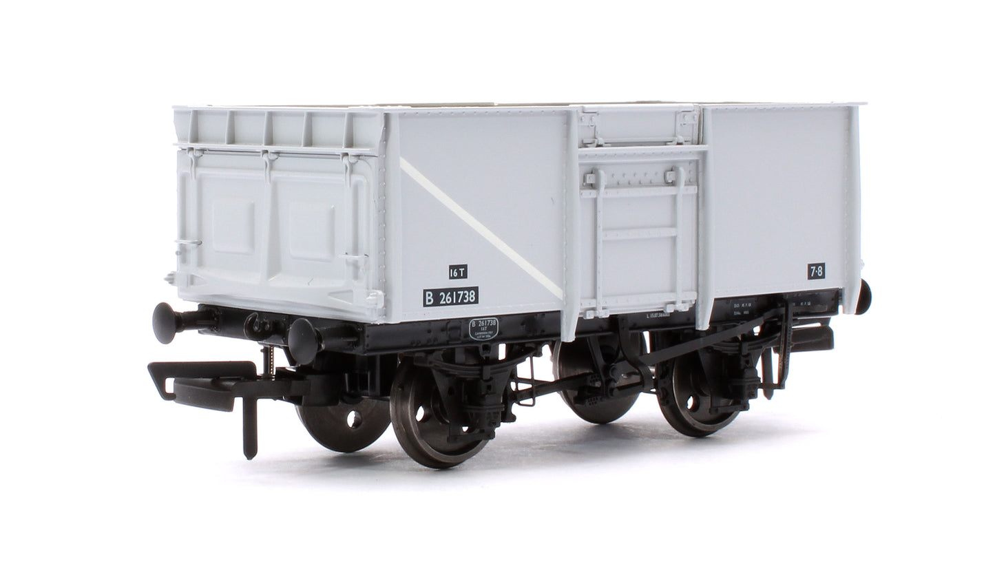 BR 16T Mineral - 1/109 - BR Freight Grey (Original text on black panels) Triple Pack - Pack F