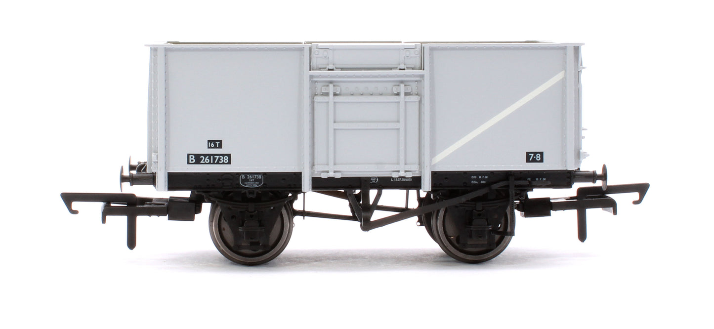 BR 16T Mineral - 1/109 - BR Freight Grey (Original text on black panels) Triple Pack - Pack F