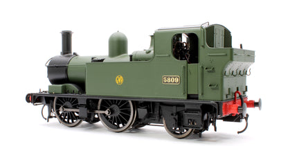 Pre-Owned 58xx Class GWR Shirtbutton Green 5809 - Steam Tank Locomotive (DCC Fitted)