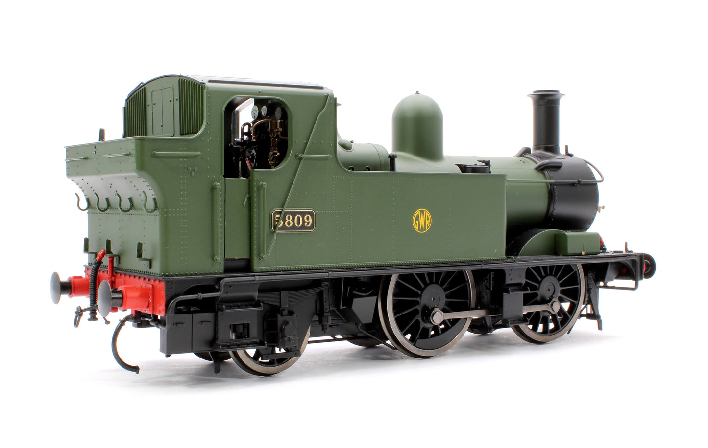 Pre-Owned 58xx Class GWR Shirtbutton Green 5809 - Steam Tank Locomotive (DCC Fitted)