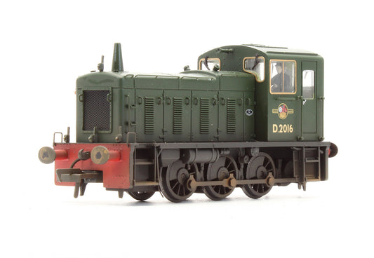 Pre-Owned Class 03 BR Green D2016 Diesel Shunter Locomotive - Custom Weathered