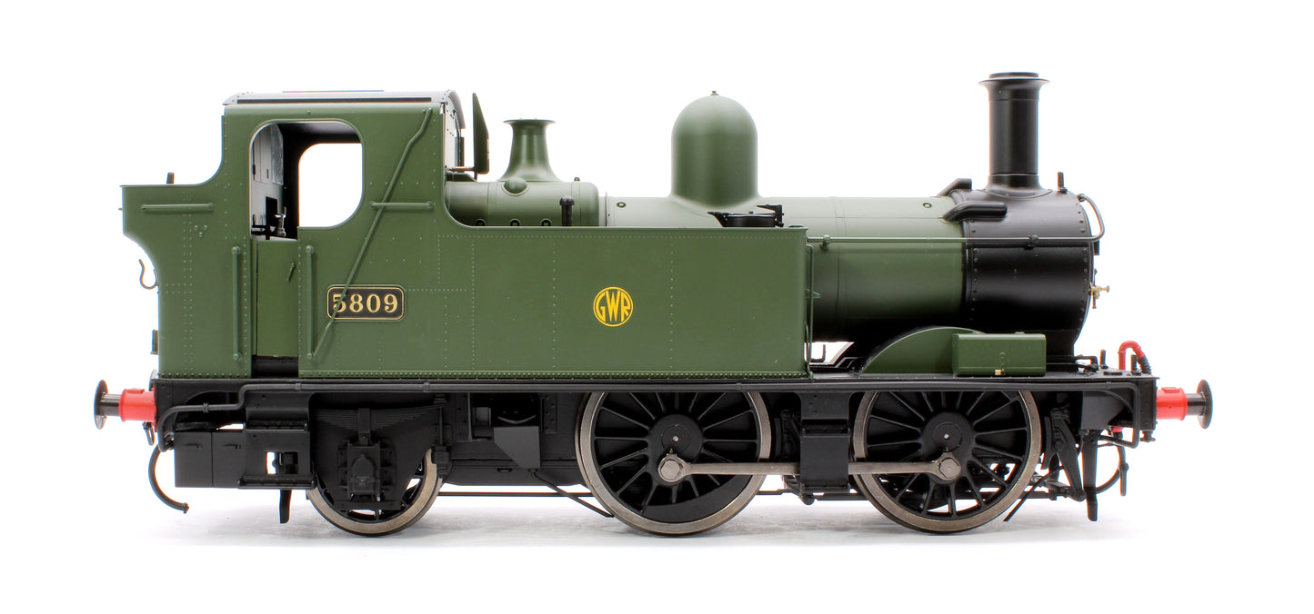 Pre-Owned 58xx Class GWR Shirtbutton Green 5809 - Steam Tank Locomotive (DCC Fitted)