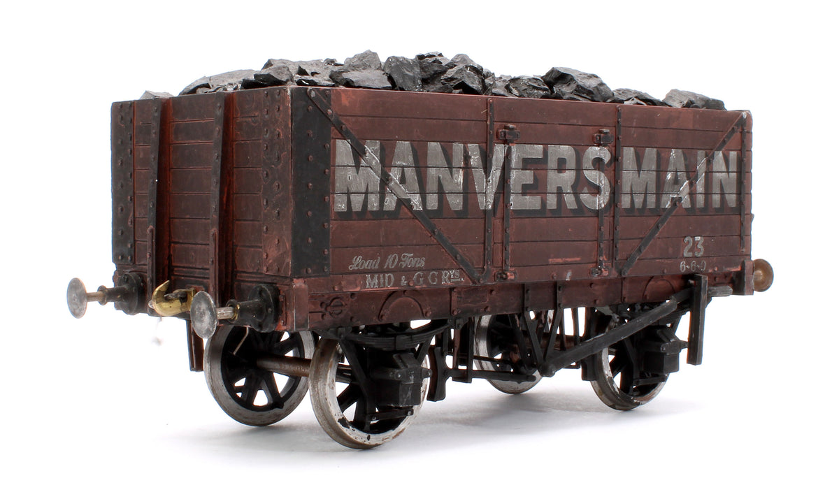 Pre-Owned Kit Built 7 Plank Wagon 'Manversmain' No.23 (Unboxed) - Weathered