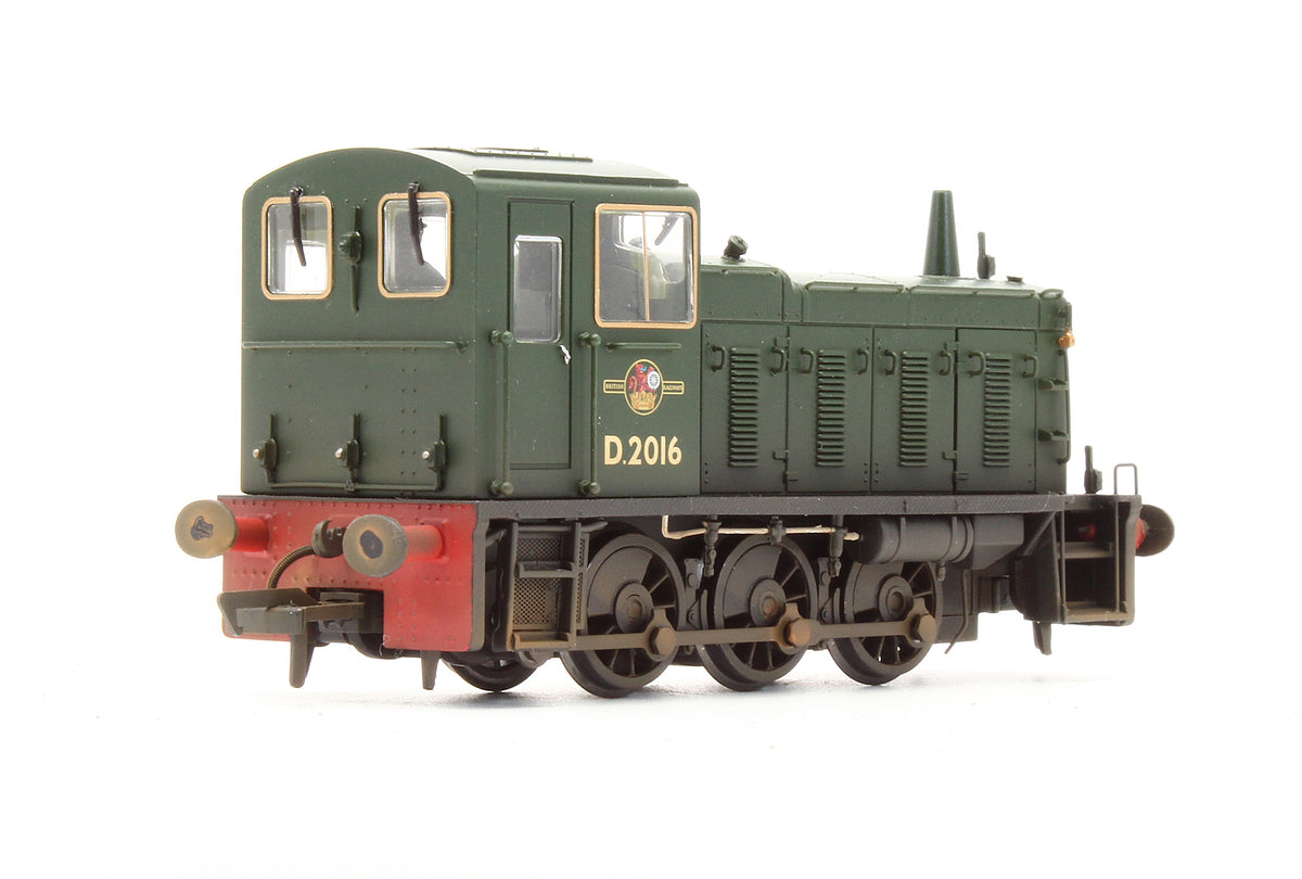 Pre-Owned Class 03 BR Green D2016 Diesel Shunter Locomotive - Custom Weathered