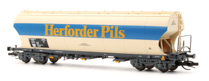 Pre-Owned Set of 2 DB 4-axle silo wagons "Herforder Pils"