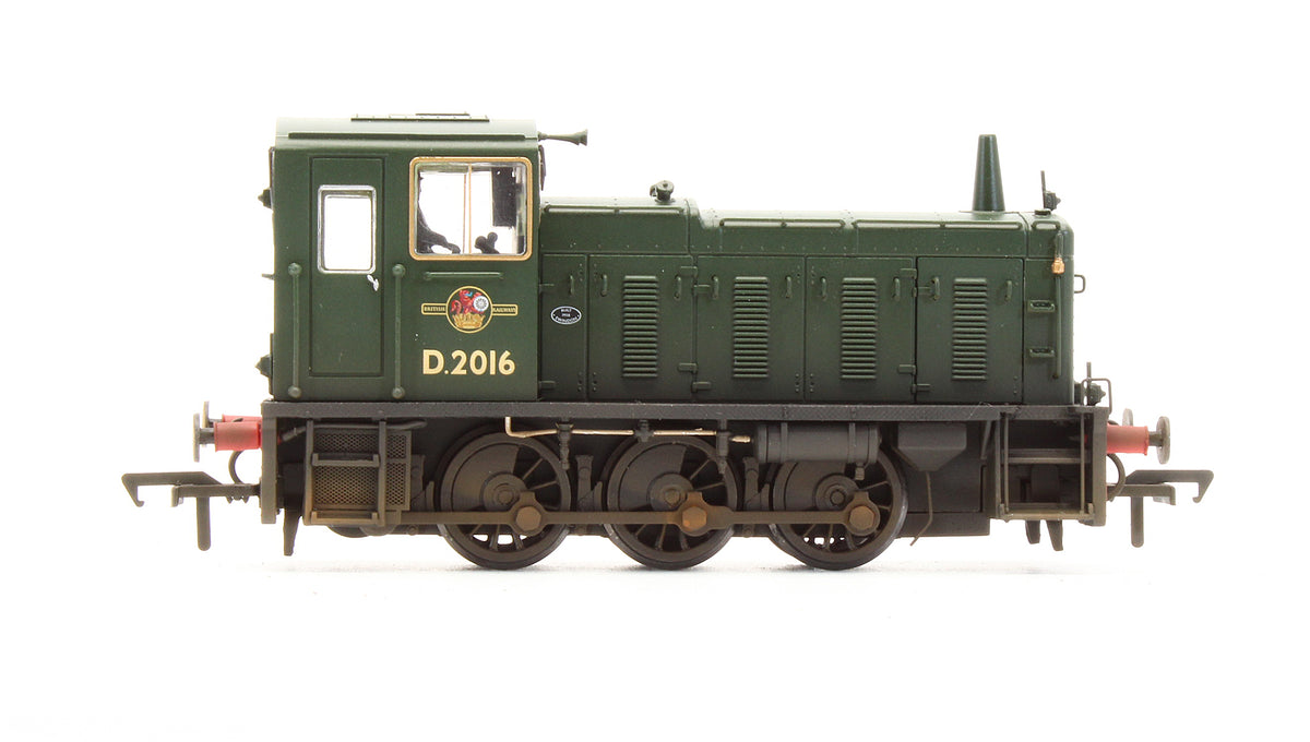 Pre-Owned Class 03 BR Green D2016 Diesel Shunter Locomotive - Custom Weathered