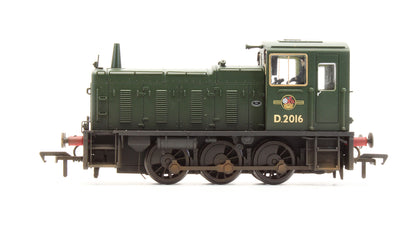 Pre-Owned Class 03 BR Green D2016 Diesel Shunter Locomotive - Custom Weathered