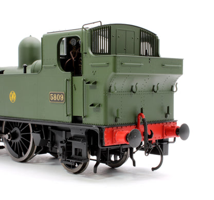 Pre-Owned 58xx Class GWR Shirtbutton Green 5809 - Steam Tank Locomotive (DCC Fitted)