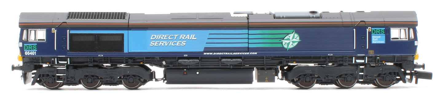 RT-N66-DRC-401DCC Class 66 66401 DRS Compass Diesel Locomotive - DCC Sound