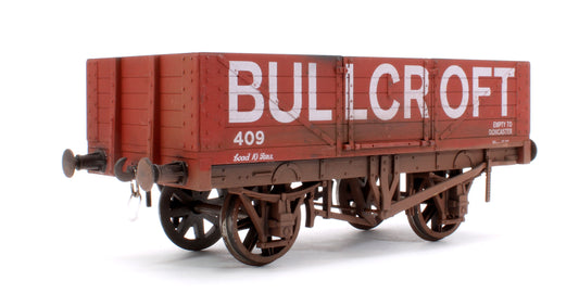 Pre-Owned Kit Built 5 Plank Wagon 'Bullcroft' No.409 (Unboxed) - Weathered