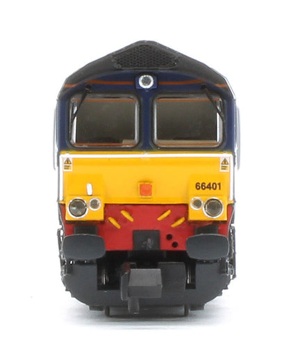 RT-N66-DRC-401DCC Class 66 66401 DRS Compass Diesel Locomotive - DCC Sound