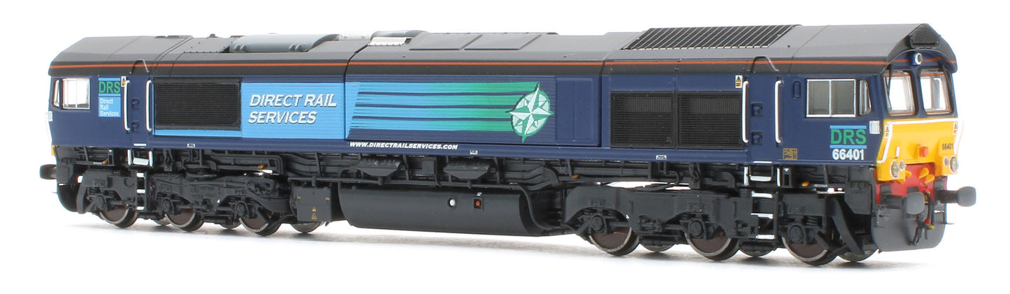 RT-N66-DRC-401DCC Class 66 66401 DRS Compass Diesel Locomotive - DCC Sound