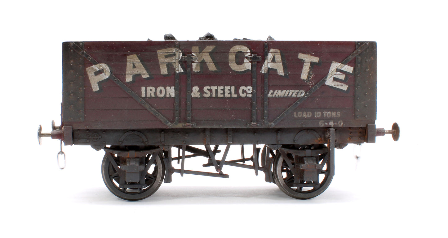 Pre-Owned Kit Built 7 Plank Wagon 'Parkgate Iron & Steel Co Limited' Unnumbered (Unboxed) - Weathered