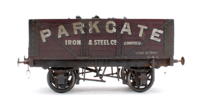 Pre-Owned Kit Built 7 Plank Wagon 'Parkgate Iron & Steel Co Limited' Unnumbered (Unboxed) - Weathered