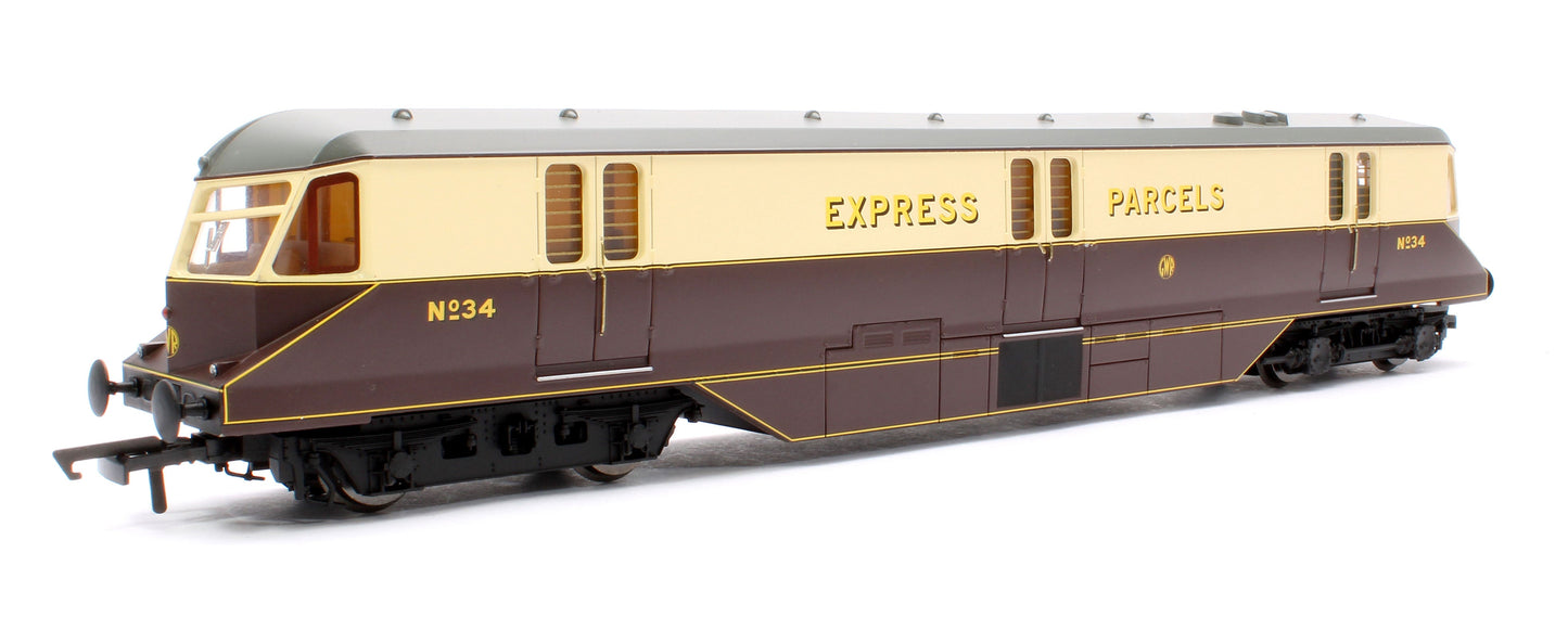 Pre-Owned R30384 RailRoad Plus GWR Bo-Bo No. 34 Parcels Car Diesel Locomotive