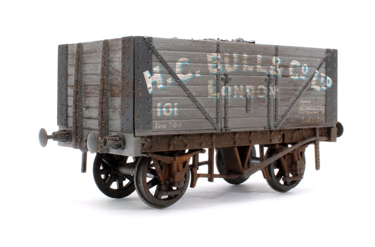 Pre-Owned Kit Built 8 Plank Wagon 'H.C.Bull & Co Ltd' No.101 (Unboxed) - Weathered