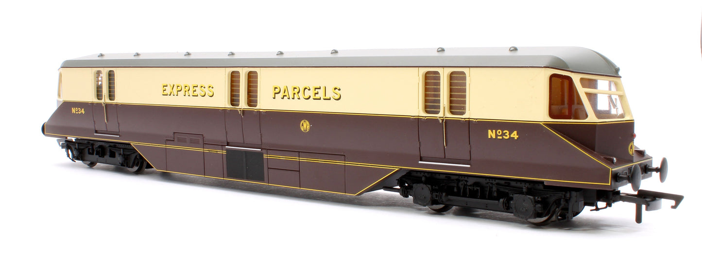 Pre-Owned R30384 RailRoad Plus GWR Bo-Bo No. 34 Parcels Car Diesel Locomotive