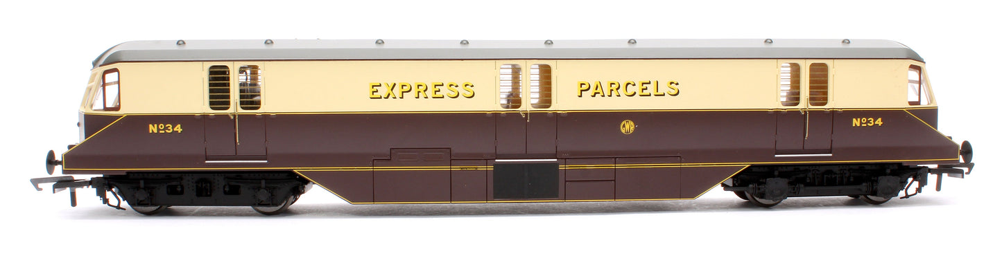 Pre-Owned R30384 RailRoad Plus GWR Bo-Bo No. 34 Parcels Car Diesel Locomotive