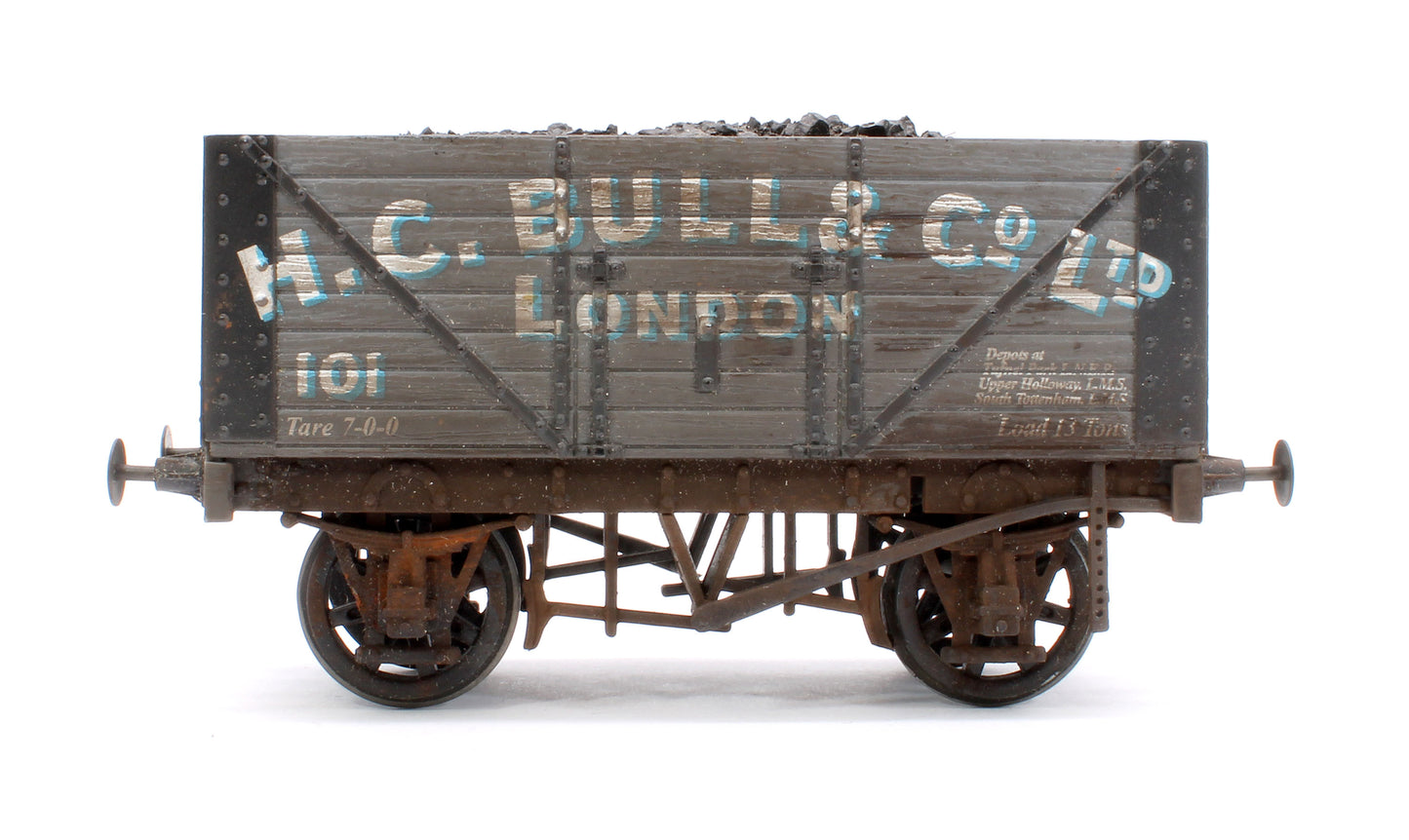 Pre-Owned Kit Built 8 Plank Wagon 'H.C.Bull & Co Ltd' No.101 (Unboxed) - Weathered