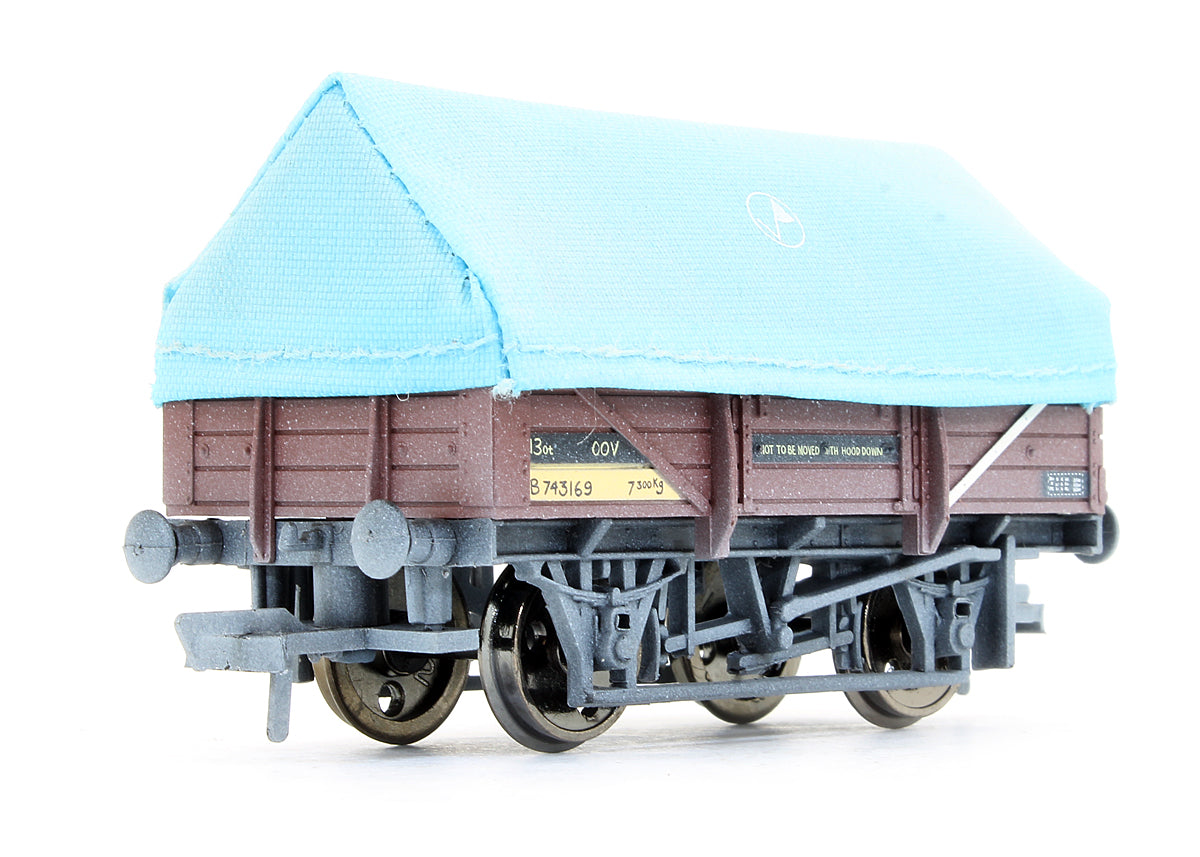 Pre-Owned BR Bauxite China Clay Wagon With Hood (Weathered)