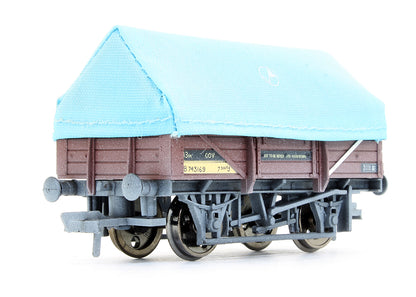Pre-Owned BR Bauxite China Clay Wagon With Hood (Weathered)