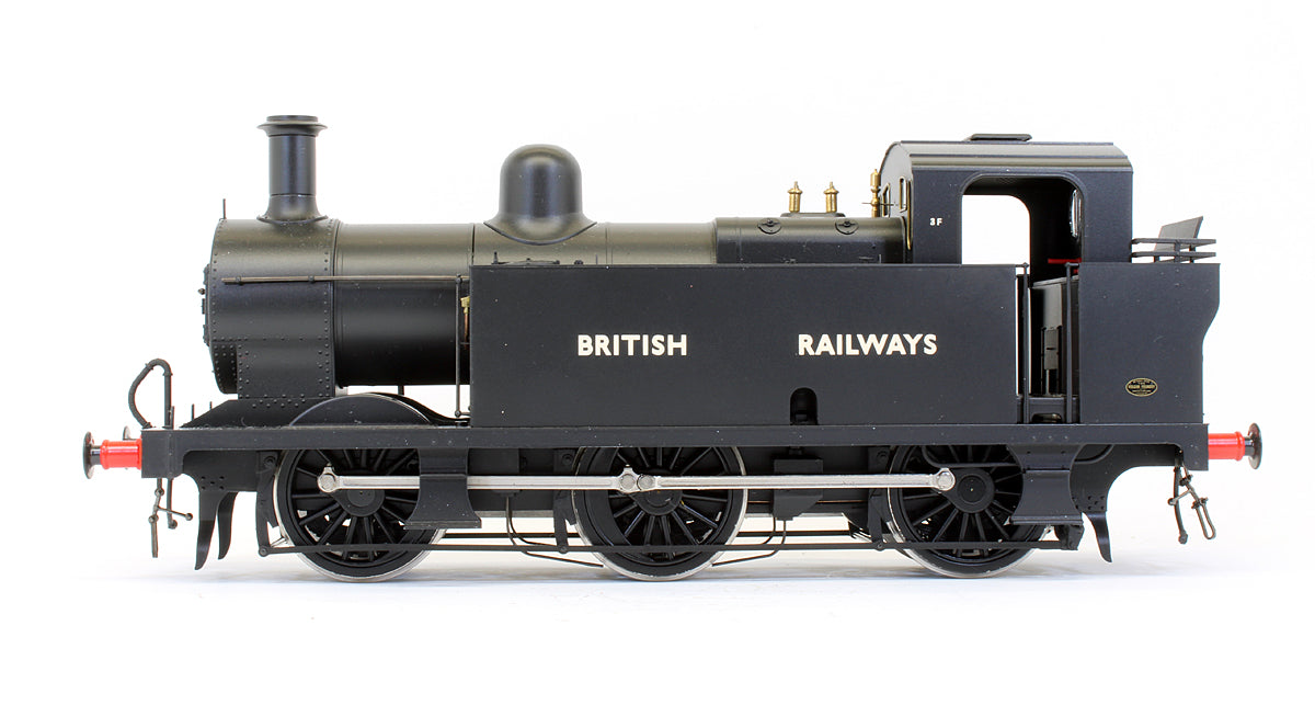 Class 3F 'Jinty' 0-6-0T in BR Black with 'BRITISH RAILWAYS' Un-Numbered Steam Locomotive