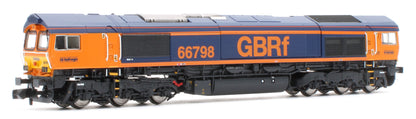 RT-N66-GBS-798DCC Class 66 66798 GBRf Standard Diesel Locomotive - DCC Sound