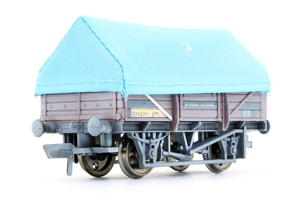 Pre-Owned BR Bauxite China Clay Wagon With Hood (Weathered)