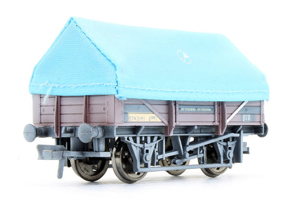Pre-Owned BR Bauxite China Clay Wagon With Hood (Weathered)