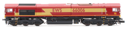 RT-N66-EW-006DCC Class 66 66006 EWS Diesel Locomotive - DCC Sound