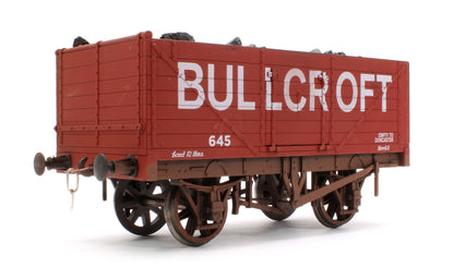 Pre-Owned Kit Built 7 Plank Wagon 'Bullcroft' No.645 (Unboxed) - Weathered