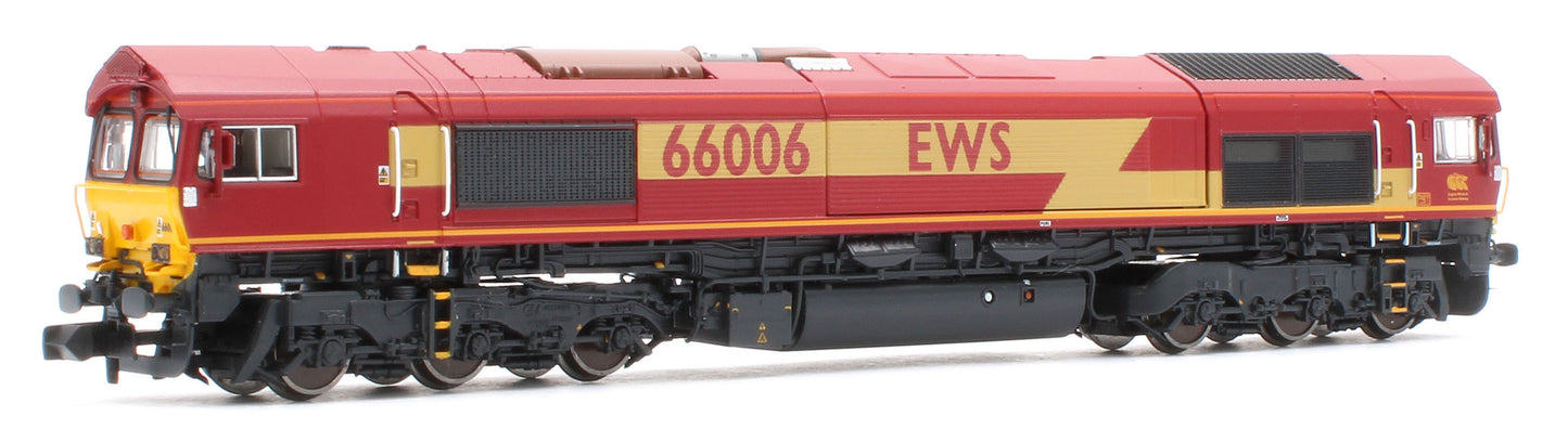 RT-N66-EW-006DCC Class 66 66006 EWS Diesel Locomotive - DCC Sound