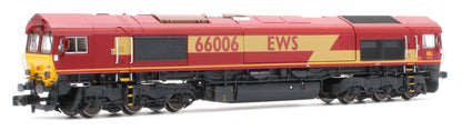 RT-N66-EW-006DCC Class 66 66006 EWS Diesel Locomotive - DCC Sound