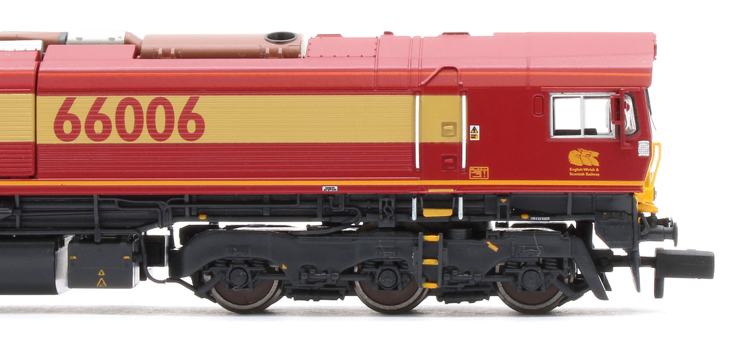 RT-N66-EW-006DCC Class 66 66006 EWS Diesel Locomotive - DCC Sound
