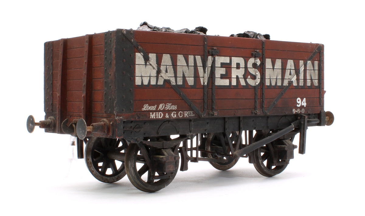 Pre-Owned Kit Built 7 Plank Wagon 'Manversmain' No.94 (Unboxed) - Weathered