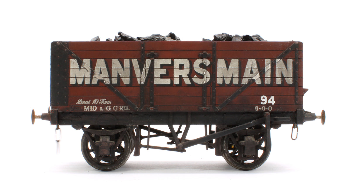 Pre-Owned Kit Built 7 Plank Wagon 'Manversmain' No.94 (Unboxed) - Weathered