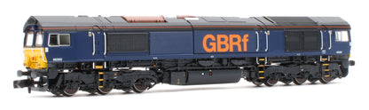 RT-N66-DRG-302DCC Class 66 66302 GBRf (ex-DRS Plain) Diesel Locomotive - DCC Sound